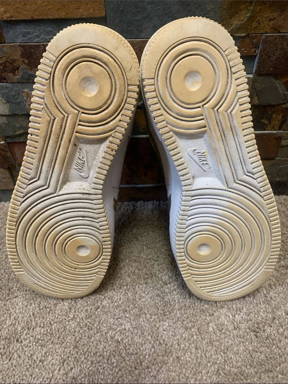 RARE Nike Kids 6.5 / woman’s 7.5 vintage Iridescent misplaced Swoosh bts